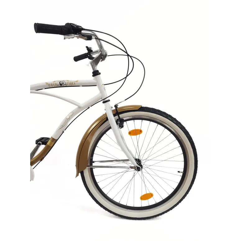 Rower Miejski Męski 26 Beach Cruiser Retro Revo Błotniki Dzwonek Stopka