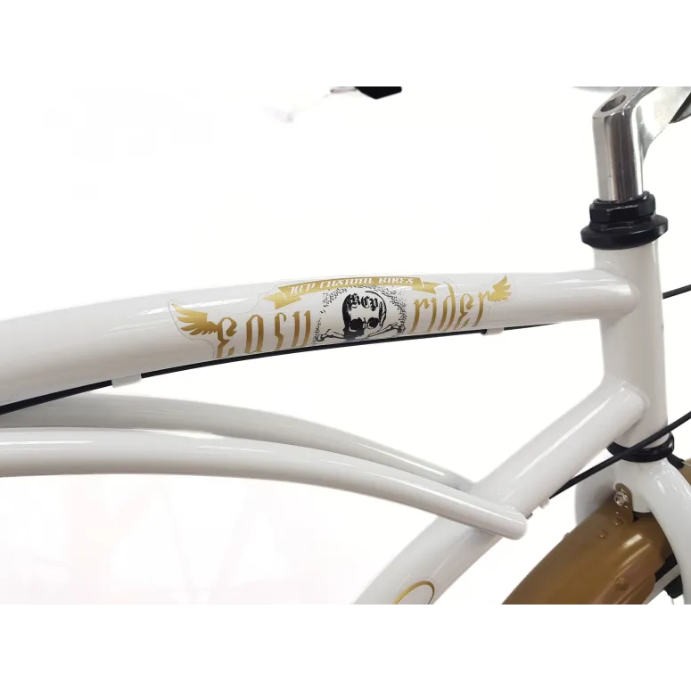 Rower Miejski Męski 26 Beach Cruiser Retro Revo Błotniki Dzwonek Stopka