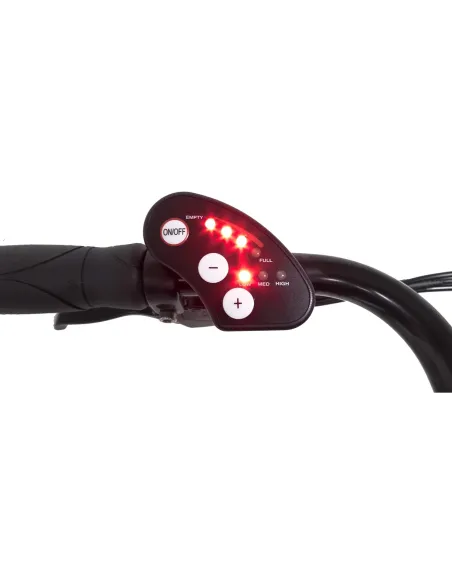 Elektryczny Rower Miejski 26 Damski Wspomaganie 3 Tryby Bagażnik Światła