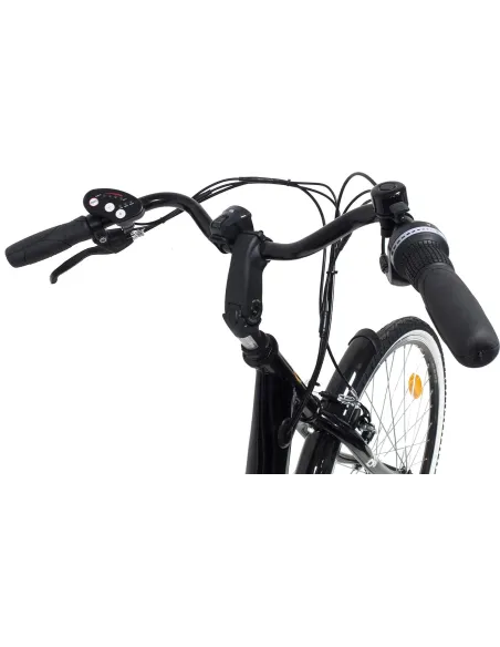 Elektryczny Rower Miejski 26 Damski Wspomaganie 3 Tryby Bagażnik Światła