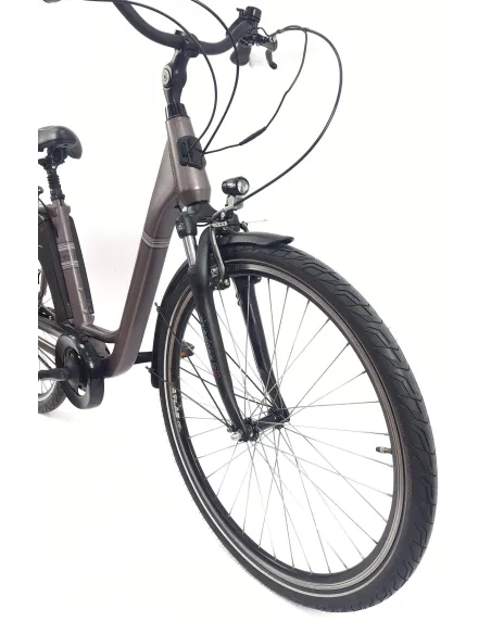 Elektryczny Rower Miejski 28 Wspomaganie 5 Trybów Nexus 7 Bagażnik Światła