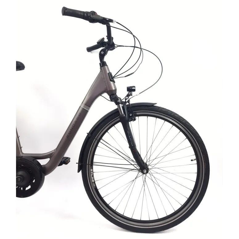 Elektryczny Rower Miejski 28 Wspomaganie 5 Trybów Nexus 7 Bagażnik Światła