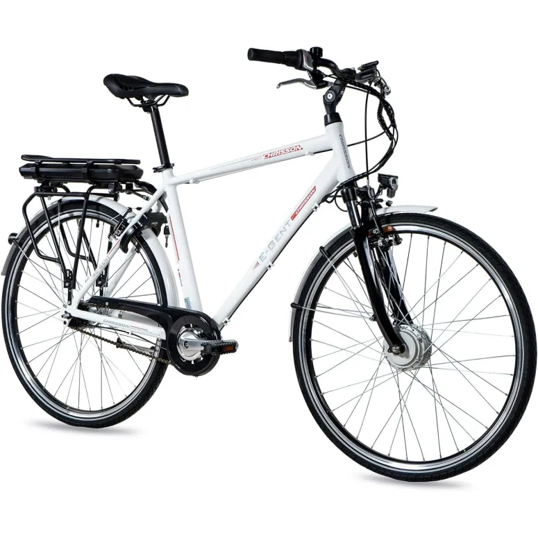 Elektryczny Rower Trekkingowy 28 Męski Nexus 7 Wspomaganie Bagażnik Światła