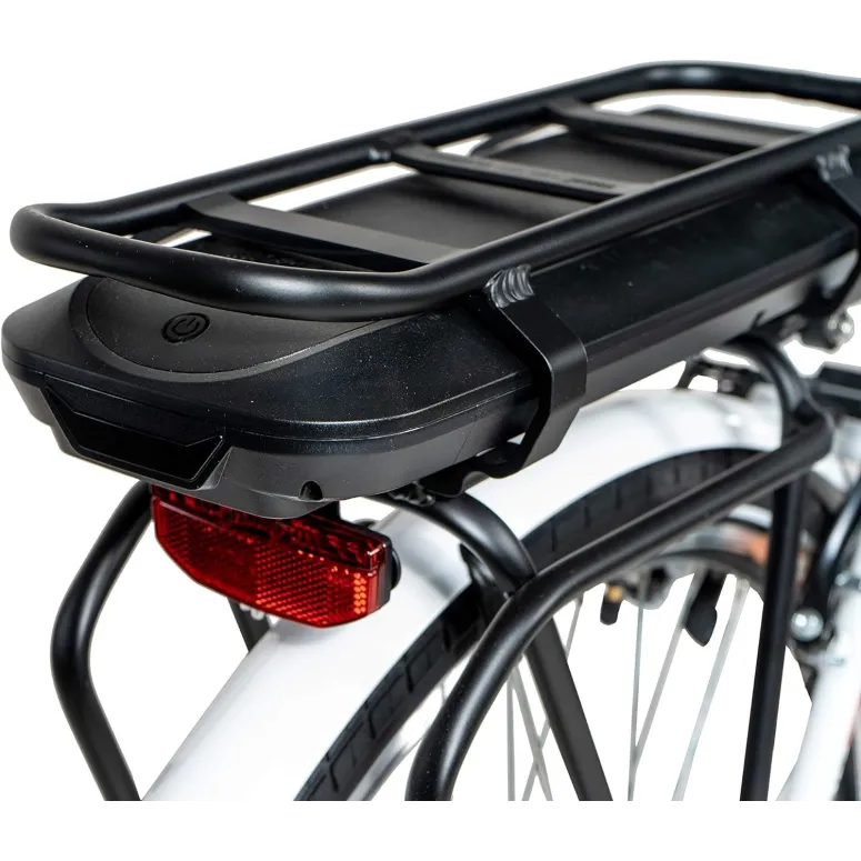 Elektryczny Rower Trekkingowy 28 Męski Nexus 7 Wspomaganie Bagażnik Światła