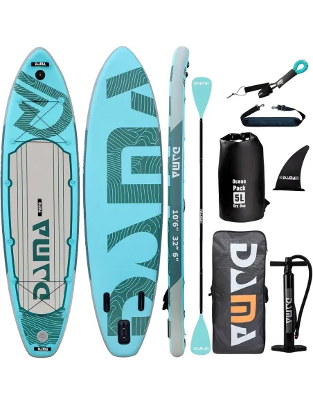 Deska SUP Pompowana Dama Zestaw Paddle Board Z Wiosłem Do Pływania 320cm