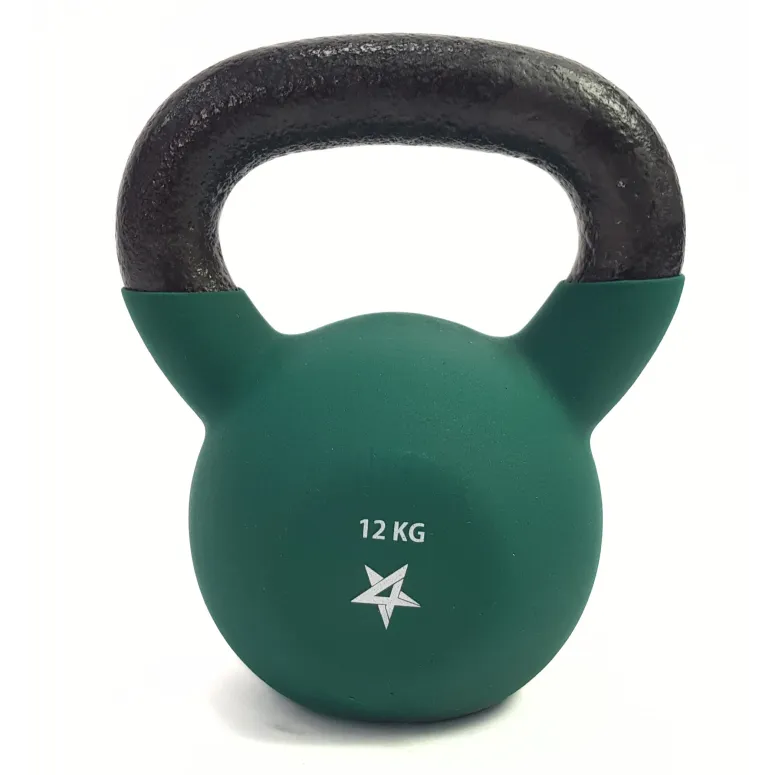 Kettlebell Yes4All Odważnik Hantel Z Gumową Powłoką Do Ćwiczeń Fitness 12kg
