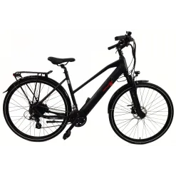 Elektryczny Rower Trekkingowy 28 Alu Wspomaganie 5 Trybów Bagażnik Światła