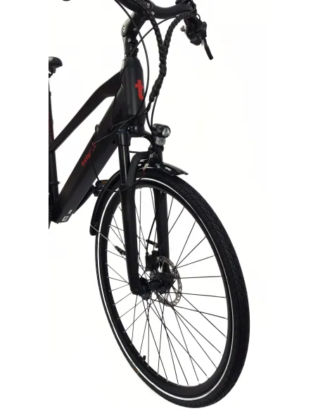 Elektryczny Rower Trekkingowy 28 Alu Wspomaganie 5 Trybów Bagażnik Światła