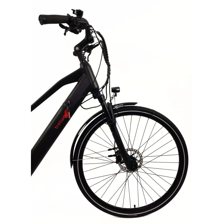 Elektryczny Rower Trekkingowy 28 Alu Wspomaganie 5 Trybów Bagażnik Światła
