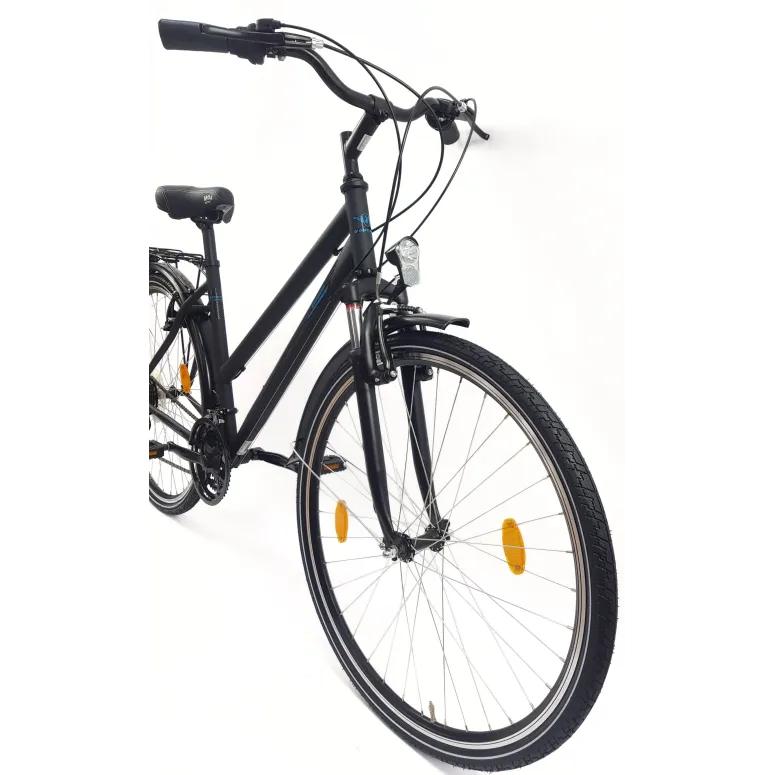 Rower Trekkingowy 28 Damski Uniwersalny Dzwonek Odblaski Dynamo Światła