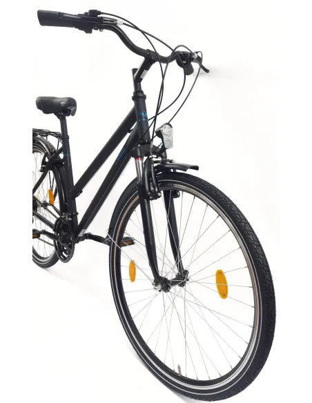 Rower Trekkingowy 28 Damski Uniwersalny Dzwonek Odblaski Dynamo Światła