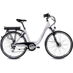 Elektryczny Rower Miejski 28 Alu Damski Altus Wspomaganie 5 Trybów Bagażnik