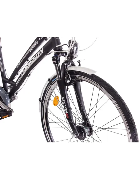 Rower Trekkingowy 28 Damski Cyngle Błotniki Bagażnik Dynamo Światła