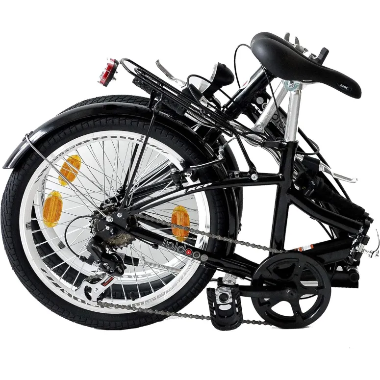 Rower Składany 20 Aluminium Revoshift Damski Męski Światła Dzwonek Stopka