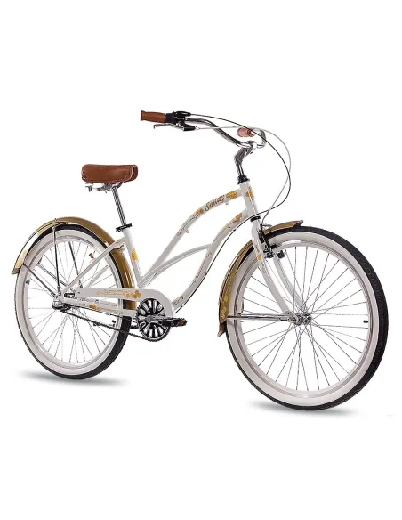 Rower Miejski 26 Alu Damski Beach Cruiser Retro Nexus 3 Błotniki Dzwonek