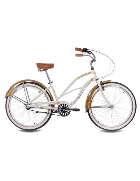 Rower Miejski 26 Alu Damski Beach Cruiser Retro Nexus 3 Błotniki Dzwonek