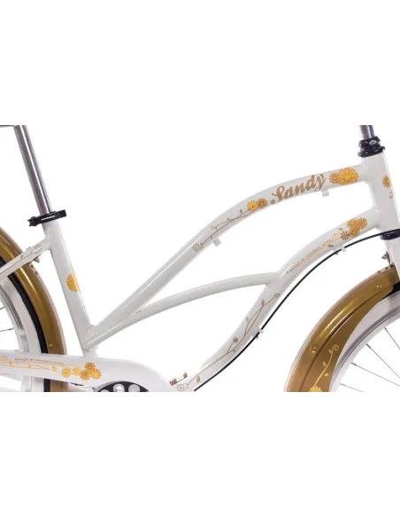 Rower Miejski 26 Alu Damski Beach Cruiser Retro Nexus 3 Błotniki Dzwonek