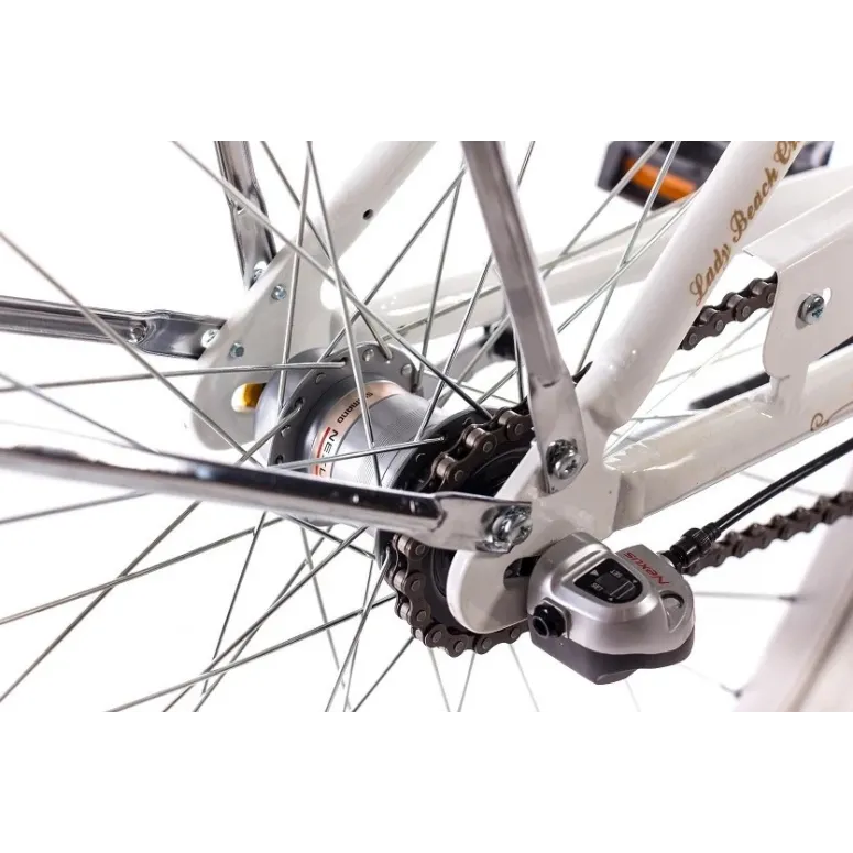 Rower Miejski 26 Alu Damski Beach Cruiser Retro Nexus 3 Błotniki Dzwonek