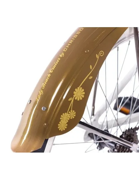 Rower Miejski 26 Alu Damski Beach Cruiser Retro Nexus 3 Błotniki Dzwonek