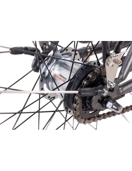 Rower Miejski 28 Damski Nexus 7 Kontra Błotniki Bagażnik Dzwonek Światła