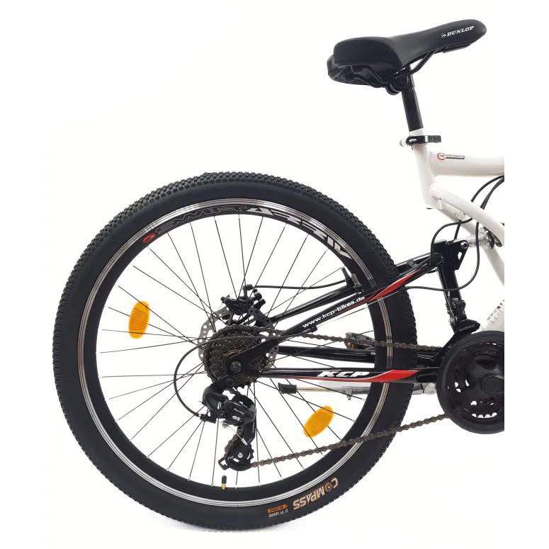 Rower Górski 26 Stal MTB Młodzieżowy Pełna Amortyzacja Tarcze Cyngle Stopka