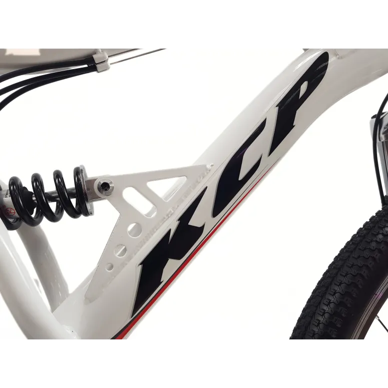 Rower Górski 26 Stal MTB Młodzieżowy Pełna Amortyzacja Tarcze Cyngle Stopka