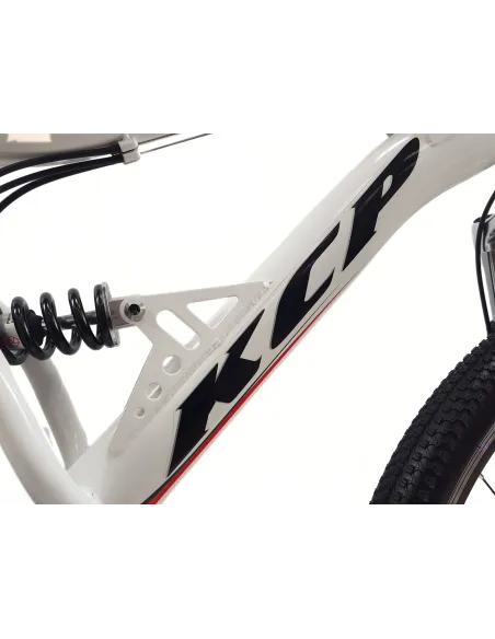 Rower Górski 26 Stal MTB Młodzieżowy Pełna Amortyzacja Tarcze Cyngle Stopka