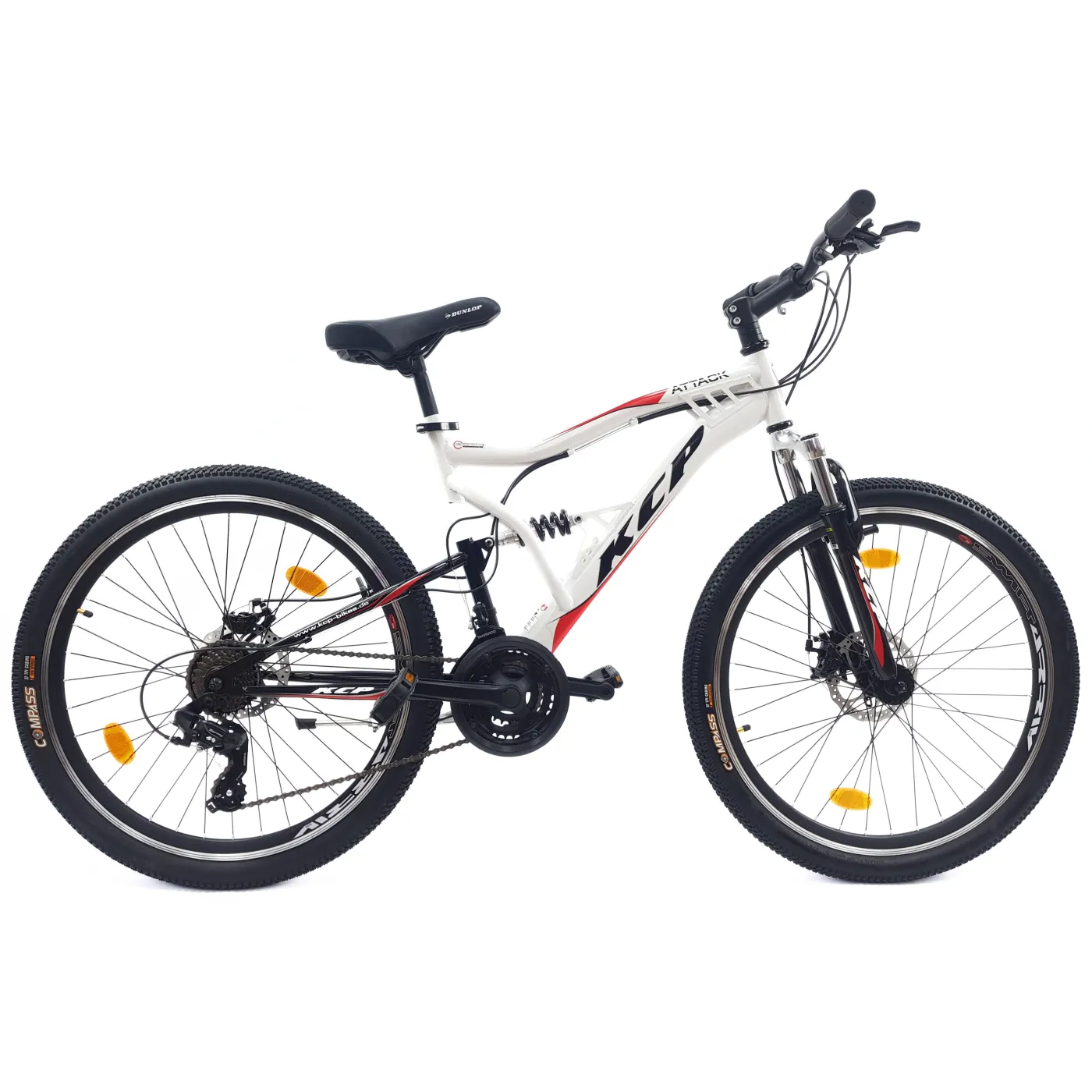 Rower Górski 26 Stal MTB Młodzieżowy Pełna Amortyzacja Tarcze Cyngle Stopka