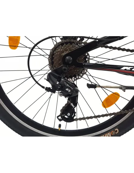 Rower Górski 26 Stal MTB Młodzieżowy Pełna Amortyzacja Tarcze Cyngle Stopka