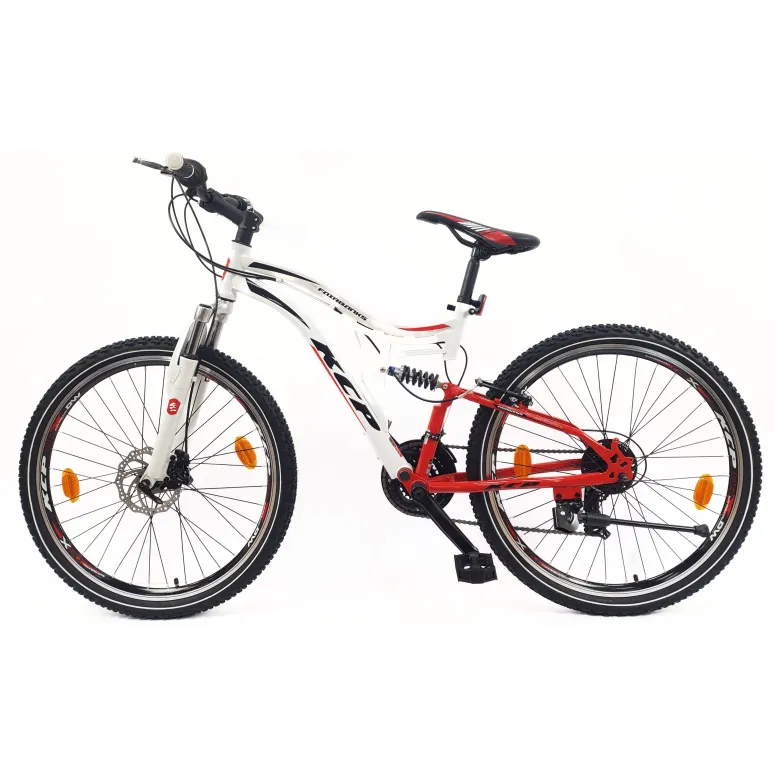 Rower Górski 26 Stal Młodzieżowy Pełna Amortyzacja Revoshift Tarcza Stopka