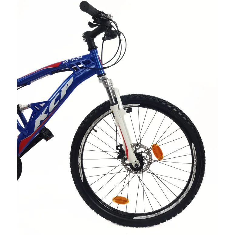 Rower Górski 26 MTB Młodzieżowy Stal Pełna Amortyzacja Stopka Tarcze Cyngle