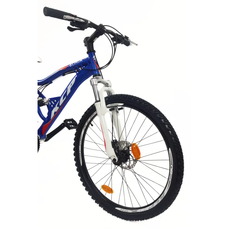 Rower Górski 26 MTB Młodzieżowy Stal Pełna Amortyzacja Stopka Tarcze Cyngle