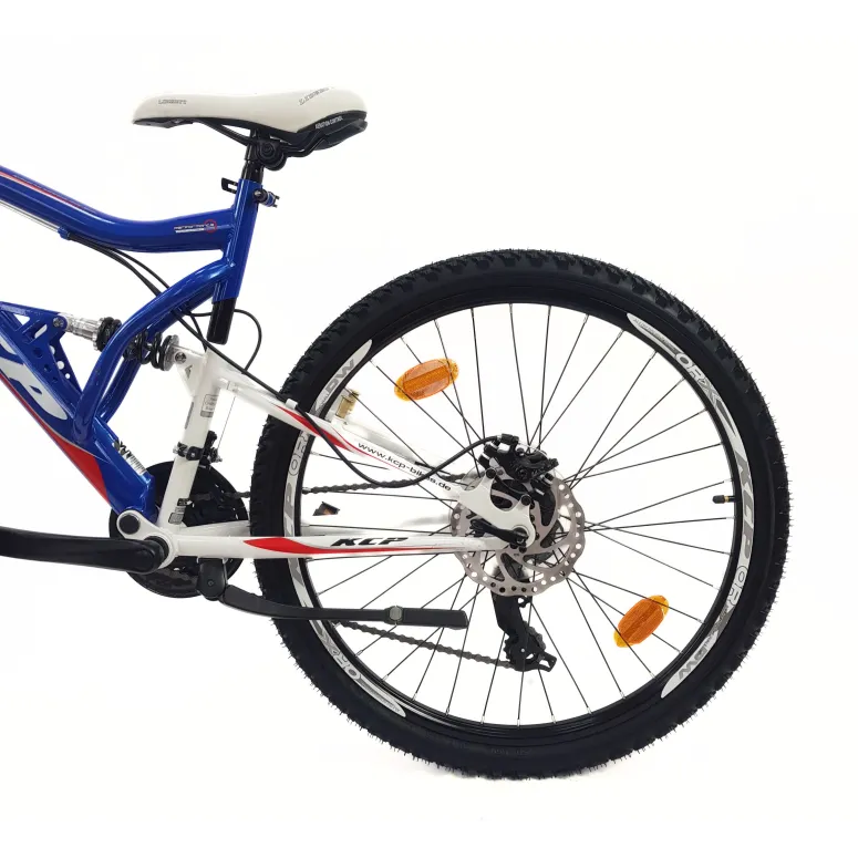 Rower Górski 26 MTB Młodzieżowy Stal Pełna Amortyzacja Stopka Tarcze Cyngle