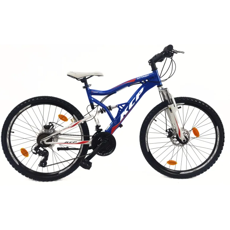 Rower Górski 26 MTB Młodzieżowy Stal Pełna Amortyzacja Stopka Tarcze Cyngle