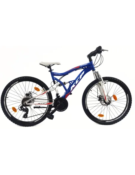Rower Górski 26 MTB Młodzieżowy Stal Pełna Amortyzacja Stopka Tarcze Cyngle