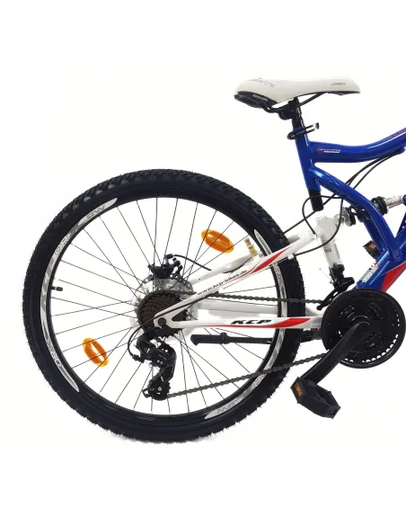 Rower Górski 26 MTB Młodzieżowy Stal Pełna Amortyzacja Stopka Tarcze Cyngle