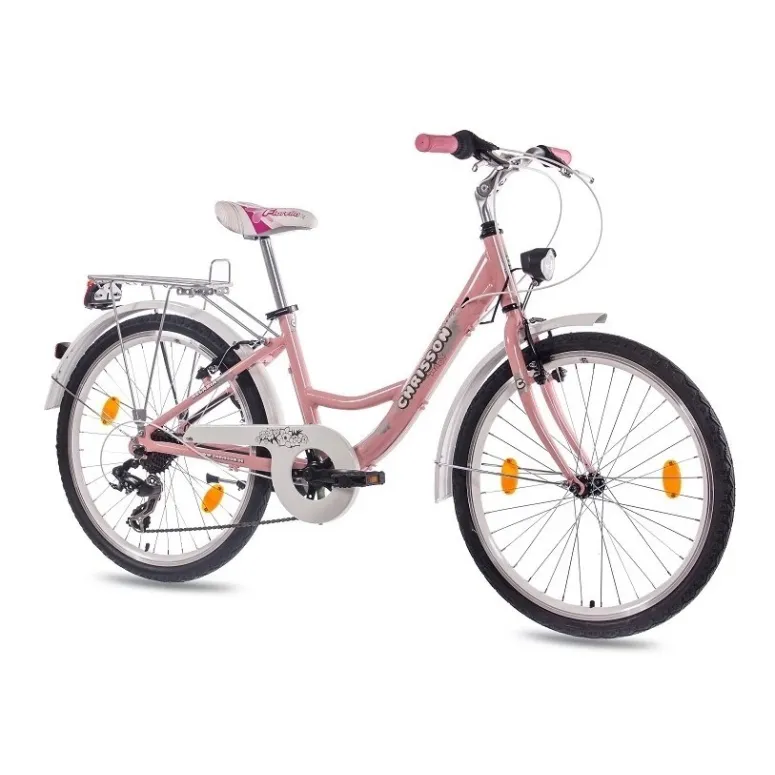 Rower Miejski 24 Dziecięcy Alu Revoshift Bagażnik Błotniki Dynamo Światła