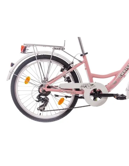 Rower Miejski 24 Dziecięcy Alu Revoshift Bagażnik Błotniki Dynamo Światła