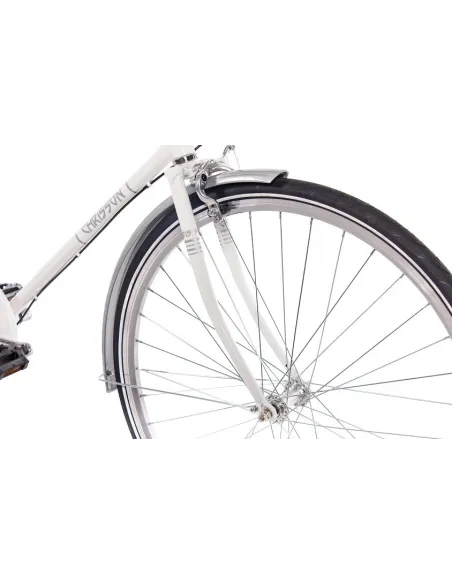 Rower Miejski 28 Stalowy Męski Retro Światła Bagażnik Błotniki Revoshift