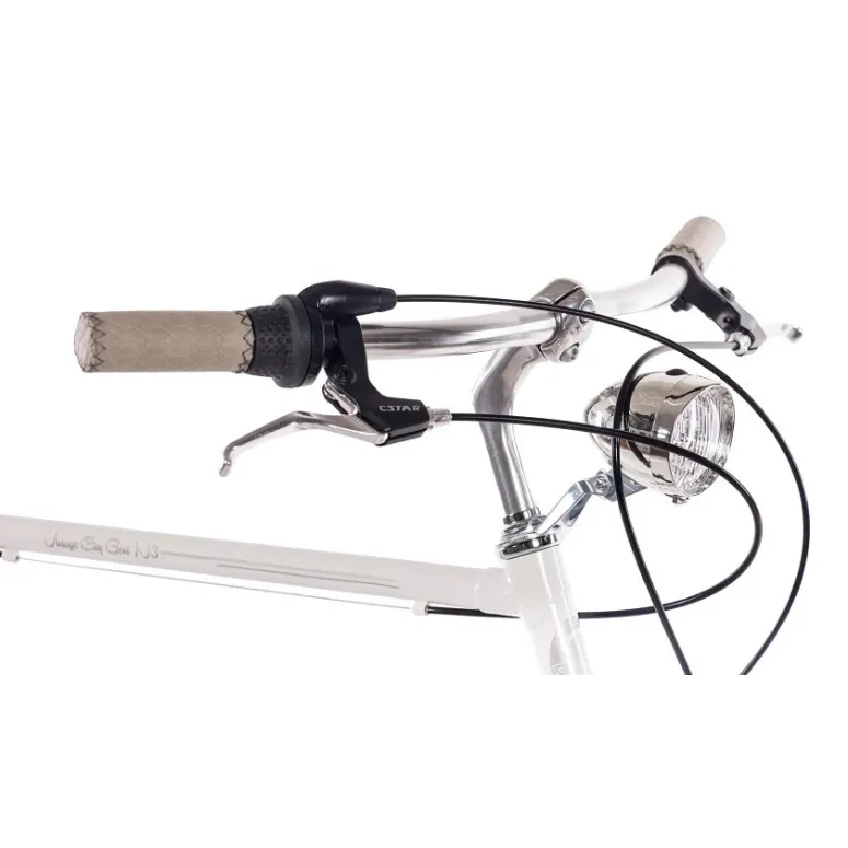 Rower Miejski 28 Stalowy Męski Retro Światła Bagażnik Błotniki Revoshift