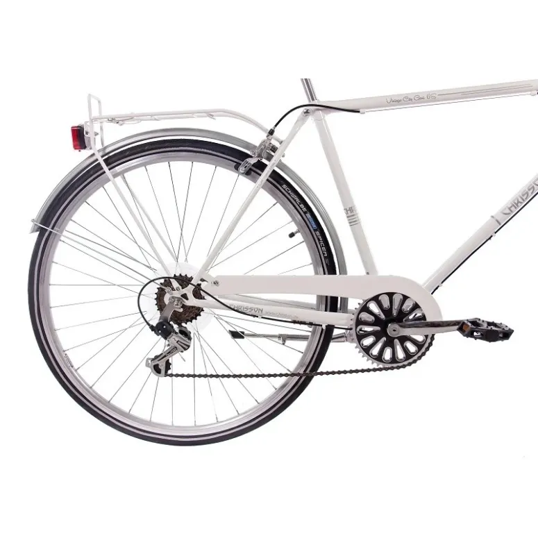 Rower Miejski 28 Stalowy Męski Retro Światła Bagażnik Błotniki Revoshift