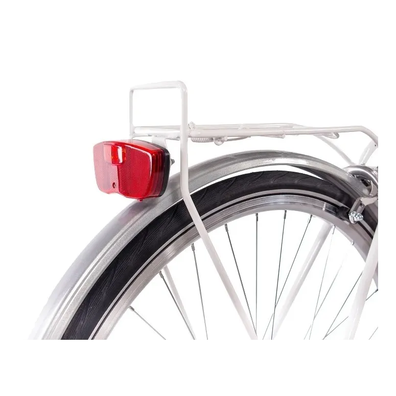 Rower Miejski 28 Stalowy Męski Retro Światła Bagażnik Błotniki Revoshift