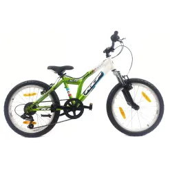 Rower Dziecięcy 20 Stalowy Revoshift Amortyzowany Widelec V-Brake Stopka