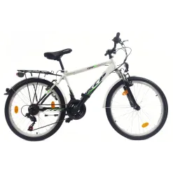 Rower Dziecięcy 24 Trekkingowy Młodzieżowy Bagażnik Światła Dynamo Dzwonek