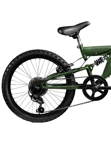 Rower Górski Dziecięcy 20 MTB Dzwonek 6 Biegów Uniwersalny Góral V-brake