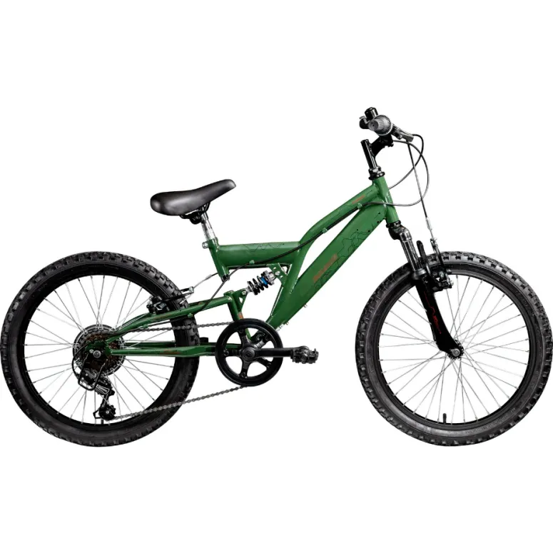 Rower Górski Dziecięcy 20 MTB Dzwonek 6 Biegów Uniwersalny Góral V-brake