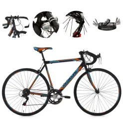 Rower Szosowy Męski 28 Aerodynamiczny Pivoty Dźwignie Dzwonek Kolarzówka