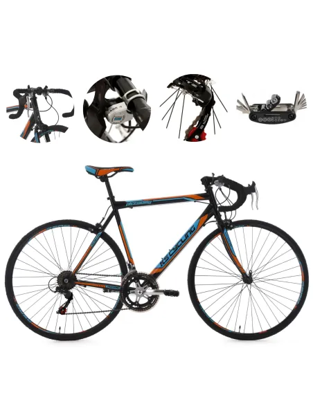 Rower Szosowy Męski 28 Aerodynamiczny Pivoty Dźwignie Dzwonek Kolarzówka - 1