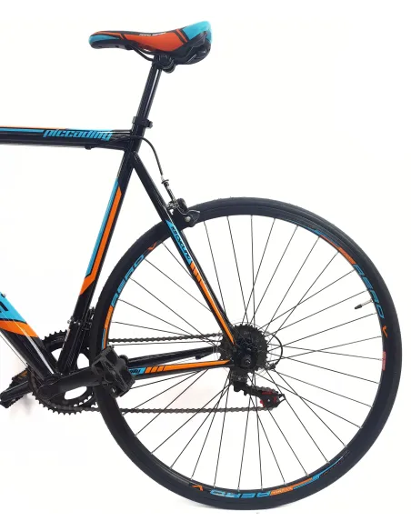 Rower Szosowy Męski 28 Aerodynamiczny Pivoty Dźwignie Dzwonek Kolarzówka - 7