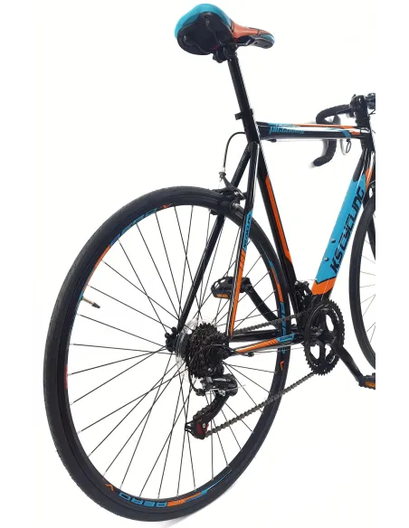 Rower Szosowy Męski 28 Aerodynamiczny Pivoty Dźwignie Dzwonek Kolarzówka - 16